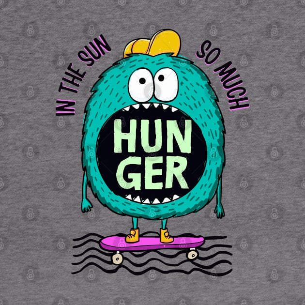 Hungry Funny Monster by The Good Message Store